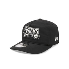 Philadelphia 76ers Black Nylon 19TWENTY Adjustable Hat