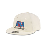 Fear of God Essentials NBA Chrome White Retro Crown 9FIFTY Snapback Hat