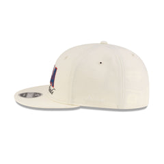 Fear of God Essentials NBA Chrome White Retro Crown 9FIFTY Snapback Hat