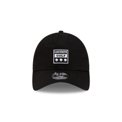New Era Cap x Lacoste Ball Black 9TWENTY Adjustable Hat