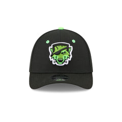 Erie SeaWolves Theme Night Black Neon 39THIRTY M-Crown Stretch Fit Hat