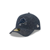 Detroit Lions Denim 59FORTY A-Frame Fitted Hat