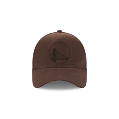 Golden State Warriors Waxed Canvas Brown 59FORTY A-Frame Fitted Hat