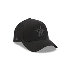 Houston Astros Waxed Canvas Black 59FORTY A-Frame Fitted Hat