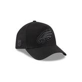 Philadelphia Eagles Waxed Canvas Black 59FORTY A-Frame Fitted Hat