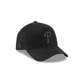 Philadelphia Phillies Waxed Canvas Black 59FORTY A-Frame Fitted Hat