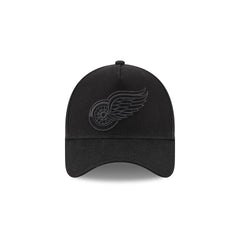 Detroit Red Wings Waxed Canvas Black 59FORTY A-Frame Fitted Hat
