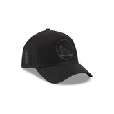 Golden State Warriors Waxed Canvas Black 59FORTY A-Frame Fitted Hat