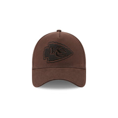 Kansas City Chiefs Waxed Canvas Brown 59FORTY A-Frame Fitted Hat