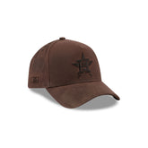 Houston Astros Waxed Canvas Brown 59FORTY A-Frame Fitted Hat