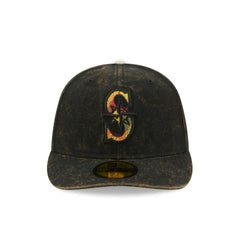 Just Caps Tie Dye Logo Seattle Mariners 59FIFTY Fitted Hat