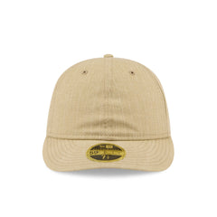 New Era Cap Herringbone Tan Retro Crown 59FIFTY Fitted Hat