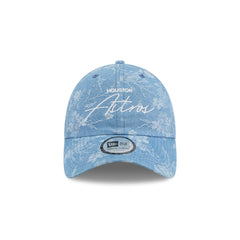 Houston Astros Blue Leaves Casual Classic Adjustable Hat