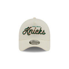 Malbon x New York Knicks Chrome Script 9FORTY A-Frame Snapback Hat