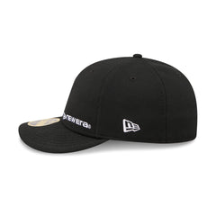 New Era Cap Black Cotton Low Profile 59FIFTY Fitted Hat