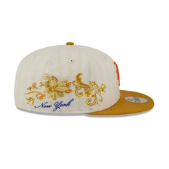 New York Mets Chrome Herringbone 59FIFTY Fitted Hat