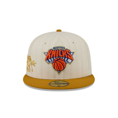 New York Knicks Chrome Herringbone 59FIFTY Fitted Hat