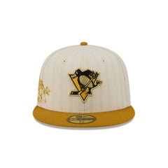 Pittsburgh Penguins Chrome Herringbone 59FIFTY Fitted Hat