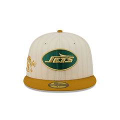 New York Jets Chrome Herringbone 59FIFTY Fitted Hat