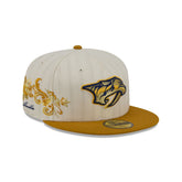 Nashville Predators Chrome Herringbone 59FIFTY Fitted Hat