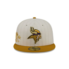 Minnesota Vikings Chrome Herringbone 59FIFTY Fitted Hat