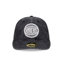 New York Knicks Black Denim Low Profile 59FIFTY Fitted Hat