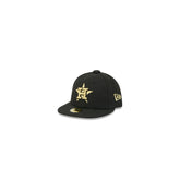 Houston Astros Gold Logo Mini 59FIFTY Fitted Hat