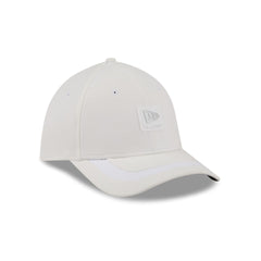 New Era Cap White Cotton 39THIRTY M-Crown Stretch Fit Hat