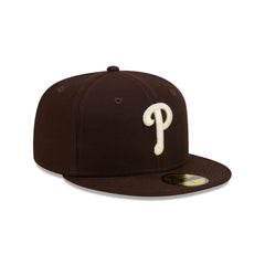 Philadelphia Phillies Brown Basic 59FIFTY Fitted Hat