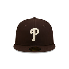 Philadelphia Phillies Brown Basic 59FIFTY Fitted Hat