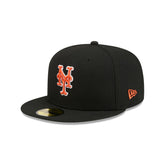 New York Mets Black Basic 59FIFTY Fitted Hat