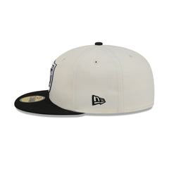 Las Vegas Raiders Chrome White Basic 59FIFTY Fitted Hat