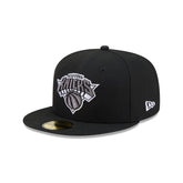 New York Knicks Black and White Basic 59FIFTY Fitted Hat