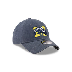 Michigan Wolverines Herringbone Team Colors 9TWENTY Adjustable Hat