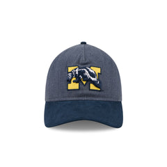 Michigan Wolverines Herringbone Team Colors 9TWENTY A-Frame Adjustable Hat