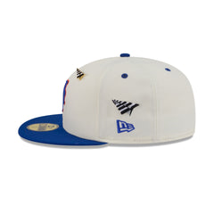 Paper Planes x New York Mets Chrome White 59FIFTY Fitted Hat