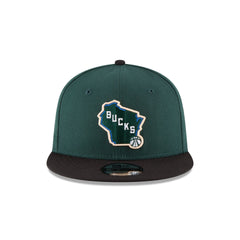 Milwaukee Bucks Basic Two Tone 9FIFTY Snapback Hat