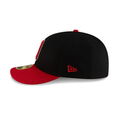Ohio State Buckeyes Black Scarlet Low Profile 59FIFTY Fitted