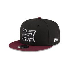 Morehouse Tigers Black Maroon 9FIFTY Snapback Hat
