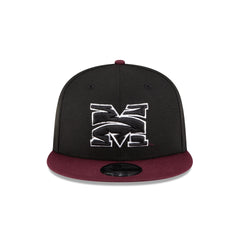 Morehouse Tigers Black Maroon 9FIFTY Snapback Hat