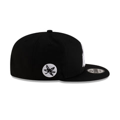 Ohio State Buckeyes Black & White 9FIFTY Snapback Hat