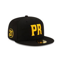 Puerto Rico Black Alt 59FIFTY Fitted Hat