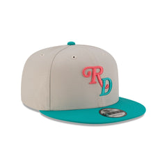 Dominican Republic Teal Script 9FIFTY Snapback Hat