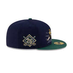 Milwaukee Brewers Mascot Light Navy 59FIFTY Fitted Hat