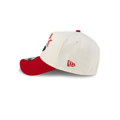 Olympic Heritage Los Angeles 1984 Olympic Games Stars Chrome White Red 9FORTY A-Frame Snapback Hat