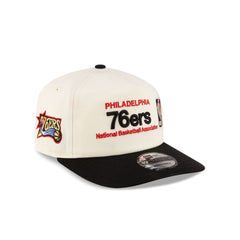 Philadelphia 76ers 1997-2009 Hardwood Classics Sign Stack Chrome White 19TWENTY Adjustable Hat