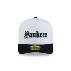 Just Caps Gothic Script New York Yankees 59FIFTY A-Frame Fitted Hat