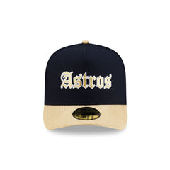 Just Caps Gothic Script Houston Astros 59FIFTY A-Frame Fitted Hat