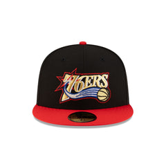 Philadelphia 76ers 1997-2009 Hardwood Classics Black 59FIFTY Fitted Hat
