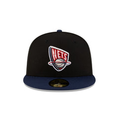 New Jersey Nets 1997-2012 Hardwood Classics Black 59FIFTY Fitted Hat